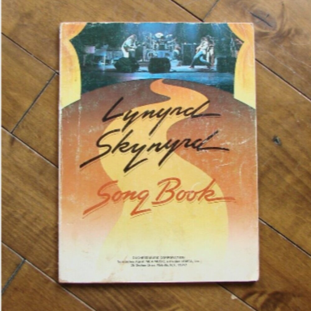 Lynyrd Skynyrd Song Book Sheet Music Piano Vocals Guitar Vintage 1977 Collectibl